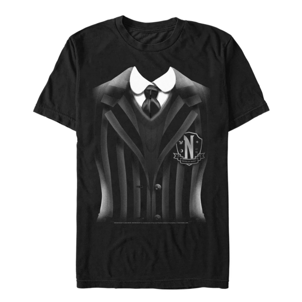 Wednesday Nevermore Academy Uniform T-Shirt